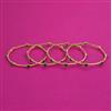 American Diamond 4 Pc Delicate Bangles with Gold Plating