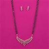 American Diamond Classic Mangalsutra with 2 Tone Plating