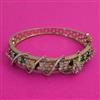 American Diamond Openable kada with Rhodium Plating Mehndi Plating Carat Plating