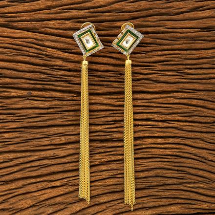 Cz Trendy Designer Earring with gold plating