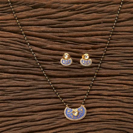 Kundan Classic Mangalsutra with gold plating