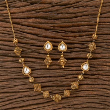 Antique Mala Necklace With Gold Plating