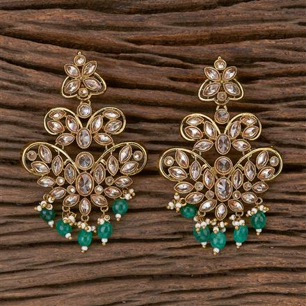 Antique Classic Earring With Mehndi Plating