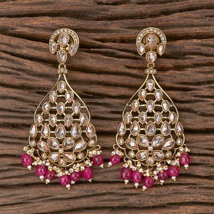 Antique Classic Earring With Mehndi Plating
