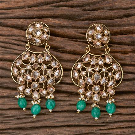 Antique Classic Earring With Mehndi Plating