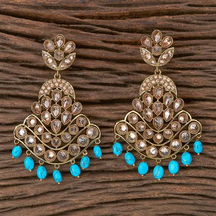 Antique Classic Earring With Mehndi Plating