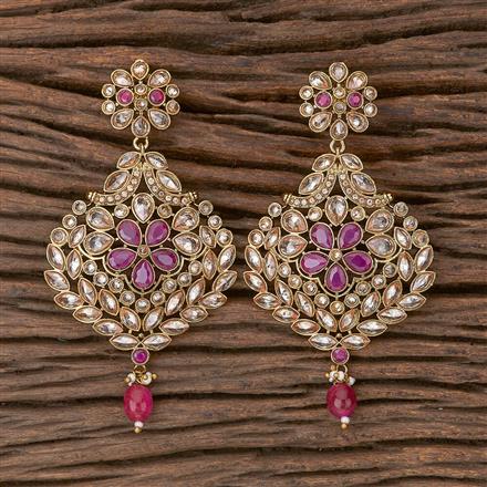 Antique Classic Earring With Mehndi Plating