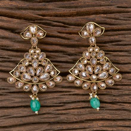 Antique Classic Earring With Mehndi Plating