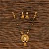 Antique Classic Mangalsutra With Matte Gold Plating