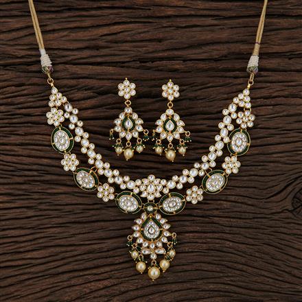Kundan Classic Necklace With Gold Plating