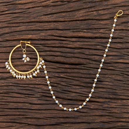 Antique Pressing Nose Ring With Gold Plating