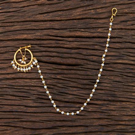 Antique Pressing Nose Ring With Gold Plating