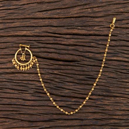 Antique Pressing Nose Ring With Gold Plating