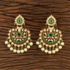 Kundan Long Earring With Gold Plating