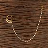 Antique Moti Nose Ring With Gold Plating