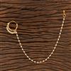 Antique Moti Nose Ring With Gold Plating
