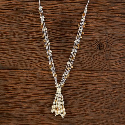 Long Necklace With 2 Tone Plating