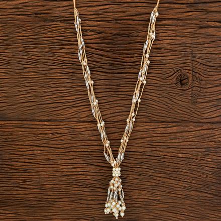 Long Necklace With 2 Tone Plating