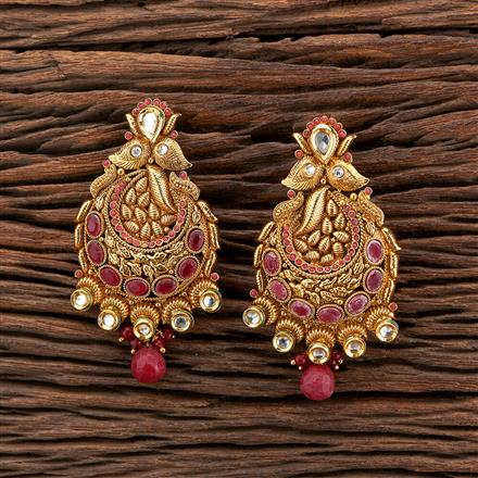 Antique Chand Earring With Gold Plating