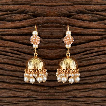 Antique Moti Earring With Gold Plating