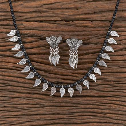 Delicate Necklace With Oxidised Plating