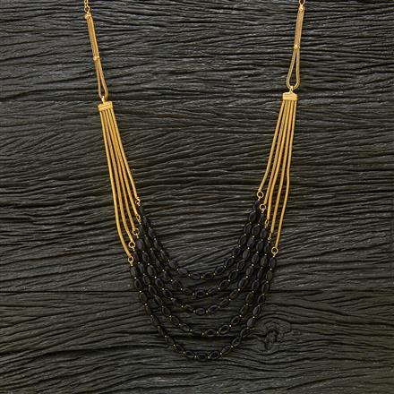 Western Long Necklace With Gold Plating