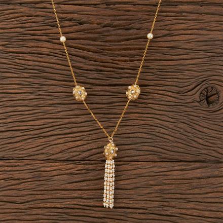 Antique Chain Pendant Set With Gold Plating