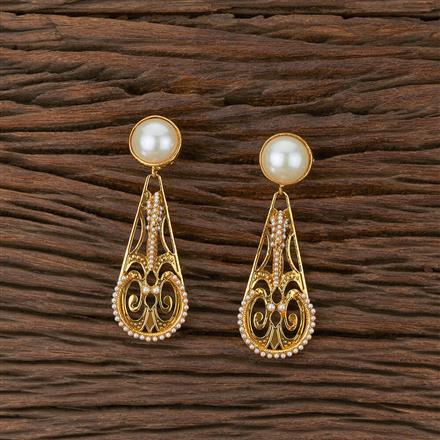 Antique Long Earring With Gold Plating