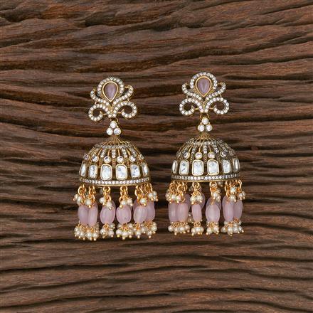 Antique Pearl Earring With Victorian Plating