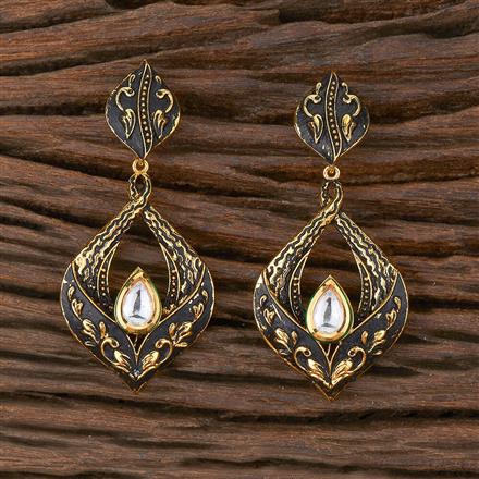 Antique Meenakari Earring With Gold Plating