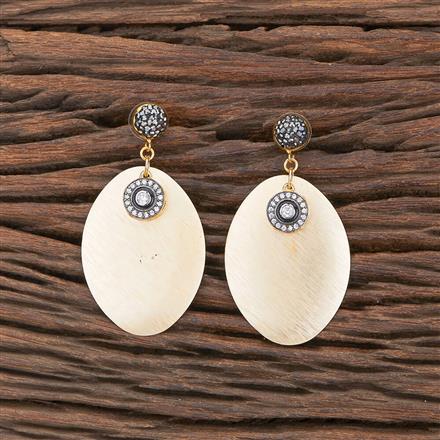Antique Classic Earring With 2 Tone Plating
