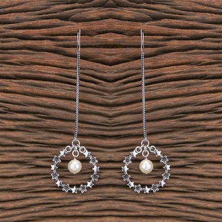 Classic Earring With Oxidised Plating