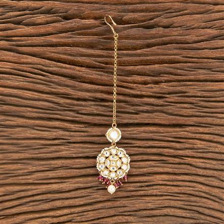 Kundan Moti Tikka With Gold Plating