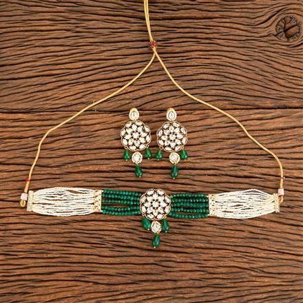 Kundan Moti Necklace With Gold Plating