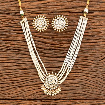 Kundan Pearl Necklace With Gold Plating