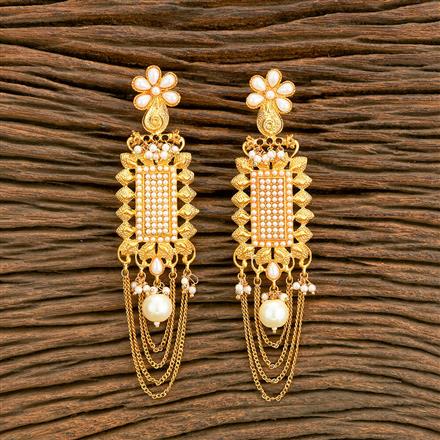 Antique Long Earring With Gold Plating