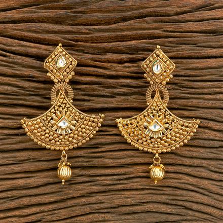 Antique Long Earring With Gold Plating