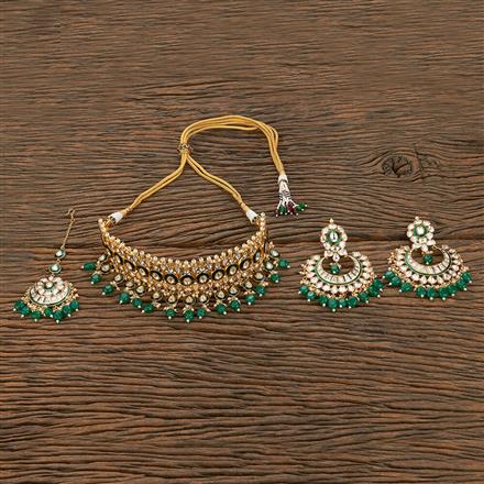 Kundan Choker Necklace With Gold Plating