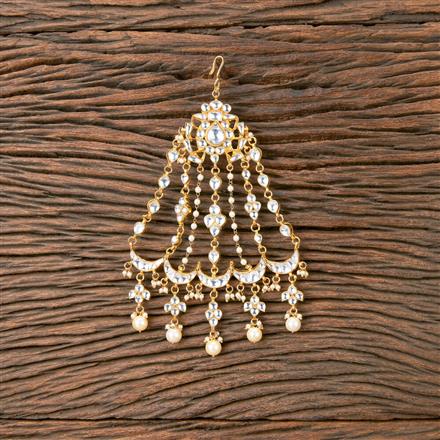 Kundan Pearl Pasa With Gold Plating