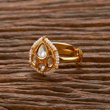 Antique Adjustable Ring With Gold Plating