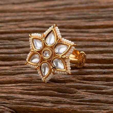 Antique Adjustable Ring With Gold Plating