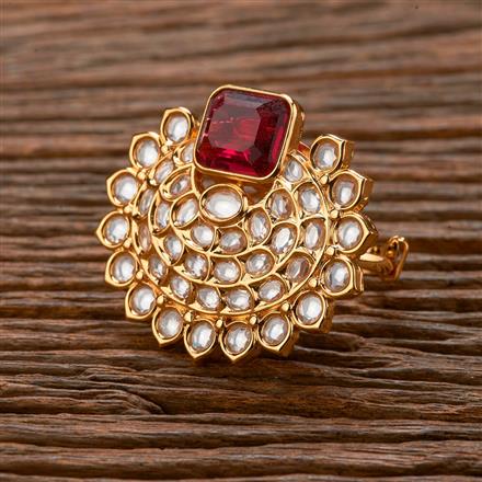 Antique Adjustable Ring With Rose Gold Plating