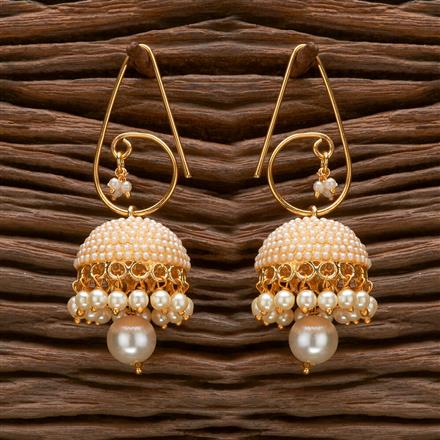 Antique Jhumki With Gold Plating