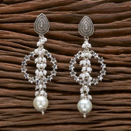 Jhumki With Oxidised Plating