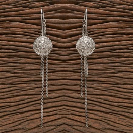 Classic Earring With Oxidised Plating