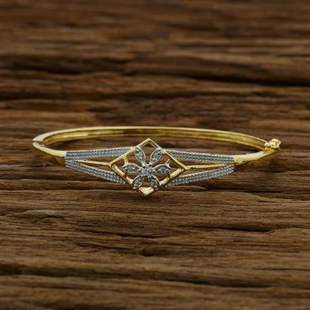 CZ Classic Kada with 2 tone plating