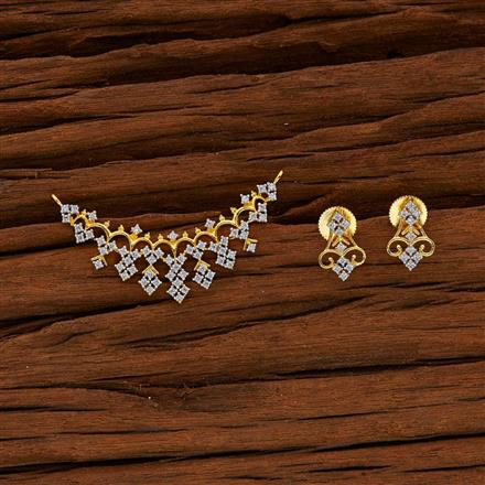 CZ Classic Mangalsutra with 2 tone plating