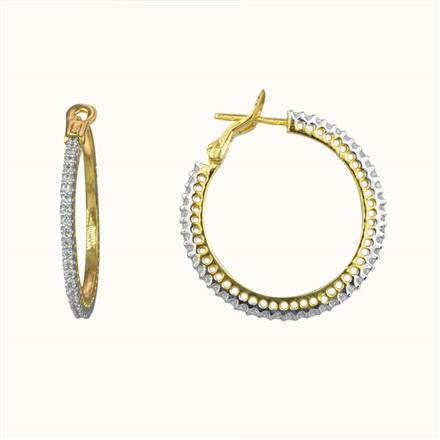 American Diamond Bali with 2 tone plating