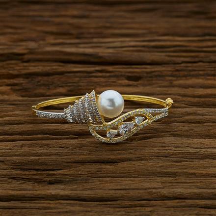 CZ Classic Kada with 2 tone plating