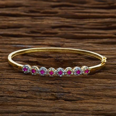 CZ Delicate Kada with 2 tone plating